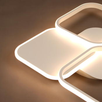 Люстра 2321/96W white 500*500 мм 3 реж., пульт S=20м2  VERNER LIGHTING *1