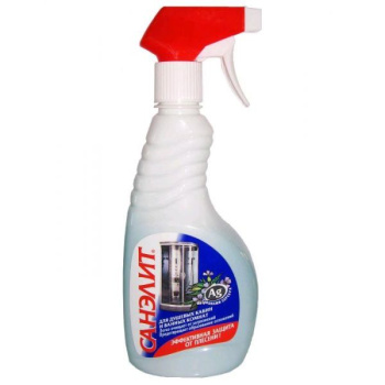 Чист.ср-во д/душевых кабин САНЭЛИТ Антиплесень 500мл с распыл. (Аист) *16 Чист.ср-во д/душевых кабин САНЭЛИТ Антиплесень 500мл с распыл. (Аист) *16