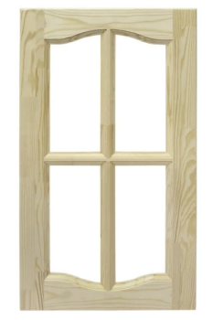 Фасад мебельный 570х396х20 мм Форест, под стекло, деревянный