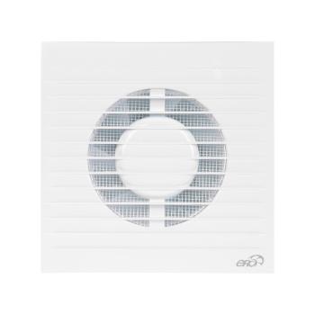 Вентилятор 100 E S C ERA (Ø100мм, антимоскитная сетка, обратный клапан, 90 м3/ч, 160*160мм) *1/24