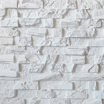 Гипсовая плитка 400х120 мм ЭлитПроф «Кемер», 0.48 м², мята с серебром