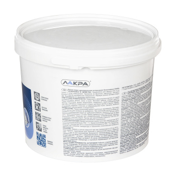 Краска акриловая для стен и потолков 6,5 кг Лакра Белоснежная интерьерная *1/72