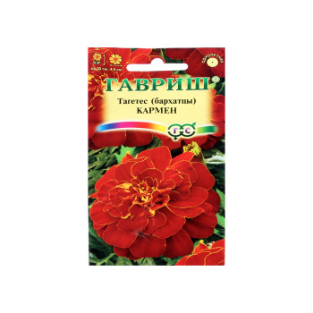 Семена Бархатцы Кармен отклоненные 0,3гр Гавриш *10/200 Семена Бархатцы Кармен отклоненные 0,3гр Гавриш *10/200