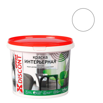 Краска акриловая для стен и потолков 6,5 кг Дисконт Ореол *1/2/70