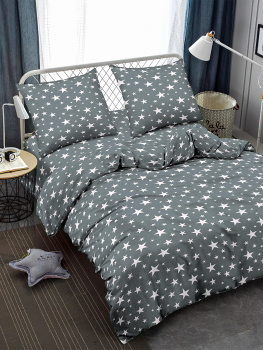 Постельное белье 1,5сп макосатин Amore Mio 23543 Stars, наволочки 70*70 - 2шт *1 Постельное белье 1,5сп макосатин Amore Mio 23543 Stars, наволочки 70*70 - 2шт *1