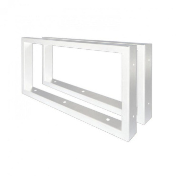 Кронштейн для столешницы, 23x48 см, белый, 2 шт.