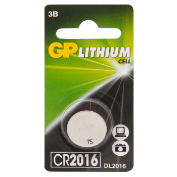 Элемент питания CR2016 GP 3V, CR2016-7C1, 1 шт. Элемент питания CR2016 GP 3V, CR2016-7C1, 1 шт.