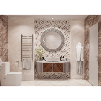 Плитка 50х25 см настенная 1.37 м² Global Tile Sonesta, бежевый