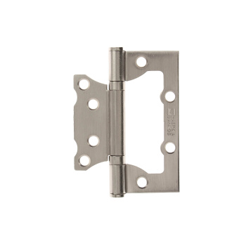 Петля без врезки НИКЕЛЬ матовый 100*75*2.5 SN Фабрика Замков *1/50/100