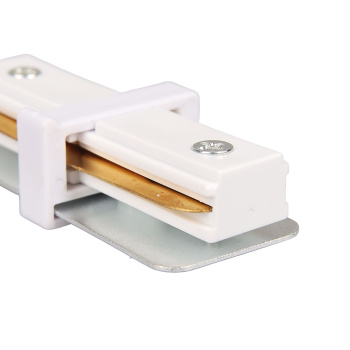 Соединитель для шинопровода прямой внутрен. 1-фазный белый 220В GENERAL G-1-TT-IP20 580900 *1