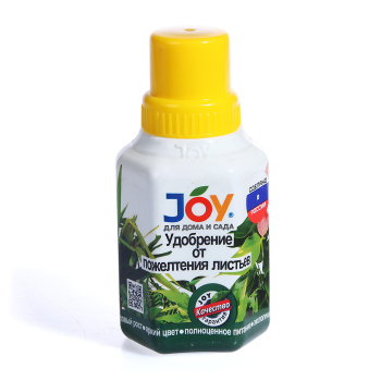 Удобрение JOY "От пожелтения листьев" 0,25л (Страда) *24