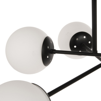 Люстра Verner Lighting N3142/6, 40 Вт, E27, 6 ламп, черный