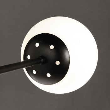 Люстра Verner Lighting N3142/6, 40 Вт, E27, 6 ламп, черный