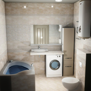 Плитка 60х30 см настенная 1.62 м² Vinchi Богемия, светло-бежевый