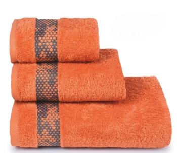 Полотенце махровое 50*90см Element цв.16-1338 оранжевый ПЛ-2601-3875-2 *5/20