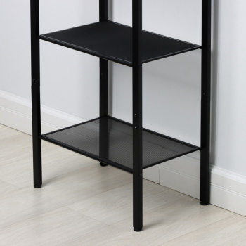 Стеллаж металл. "Торонто 15" 1140х300х470мм 5 полок Черный арт.СТТ15 Ч "ЗМИ" *1