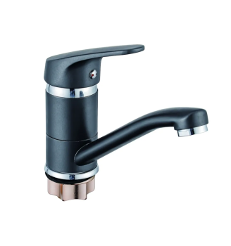 Смеситель для кухни Potato P45277-19 короткий излив (черный графит) *1/10 Смеситель для кухни Potato P45277-19 короткий излив (черный графит) *1/10