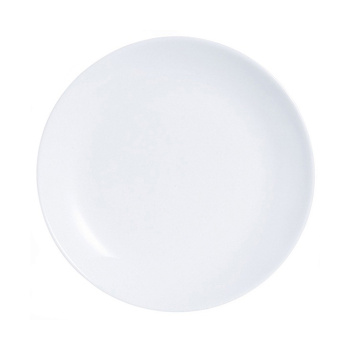 Тарелка стекло Luminarc "Diwali" мелк. d25см Белый L6041/D6905/Р3299 *6/24
