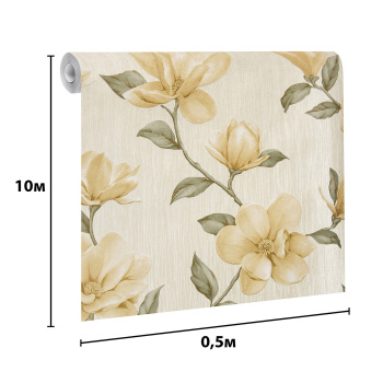 Обои дуплекс Камелия  01 беж.С25Н-БО   (Минск) *12