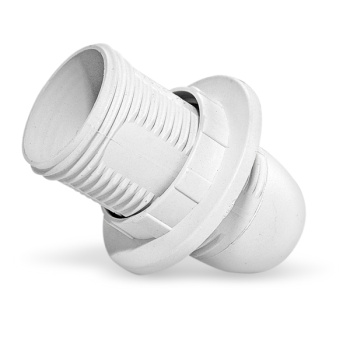 Патрон Е14 с прижимным кольцом  пластик 2А 250В UNIVersal 7941531 *10/50/300