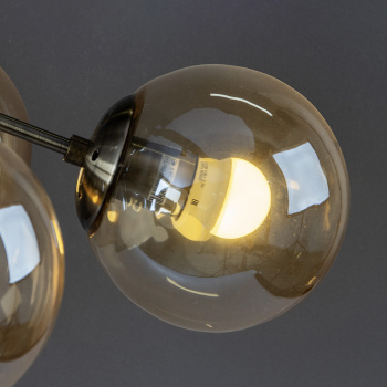 Люстра 20905/6AB AMB Е27 6*60W S=13м2 *1