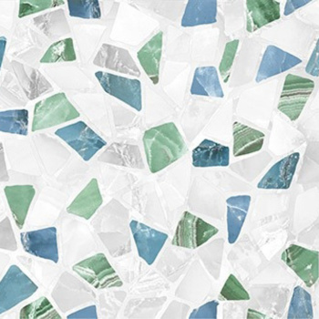 Плитка 75х25 см настенная 1.69 м² Global Tile Bienalle, белый, мозаика