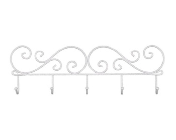 Вешалка настенная "Кружева 5" 402х130мм Белый ВН 276 Б ("ЗМИ")*1/10