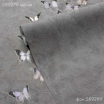 Обои  флиз VS Victoria Stenova Incanto  (графит)  589279 1.06*10м *6