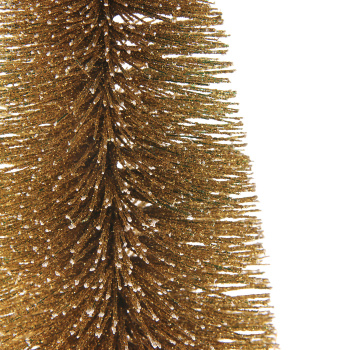 Елка декоративная Серпантин «Сказочное сияние», 20 см, золото