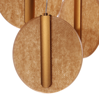 Люстра S2114/3 WT LED 3000К-6500К (h=800, d=280) б/пульта  VERNER LIGHTING *1