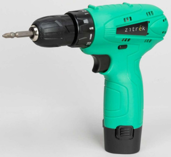 Дрель-шуруповерт 12В 1скор.0-600об/мин 32Нм 1,5Ач 1,5ч 1аккум LI-ION Green 12 Zitrek *1/12 Дрель-шуруповерт 12В 1скор.0-600об/мин 32Нм 1,5Ач 1,5ч 1аккум LI-ION Green 12 Zitrek *1/12