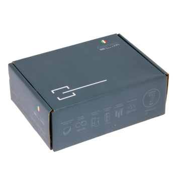 Ручка раздельная ЧЕРНЫЙ матовый H-30153-A-BLM Slim Code Deco *1/18