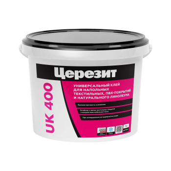 Клей универсальный Церезит UK 400, для текстиля и ПВХ, 7 кг