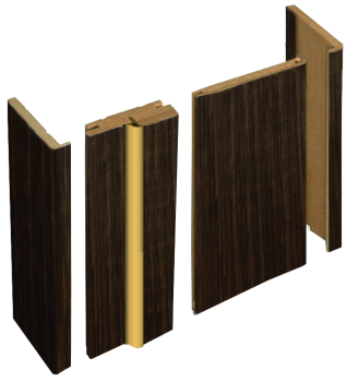 Наличник ПВХ телескопический КЕДР ВЕНГЕ 70*2150мм BROZEX-WOOD *10