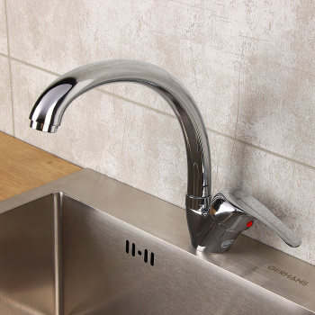 Смеситель для кухни Эверест B59-021 высокий излив *1/10