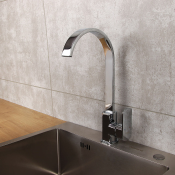 Смеситель для кухни Potato P4019N высокий излив *1/10 Смеситель для кухни Potato P4019N высокий излив *1/10