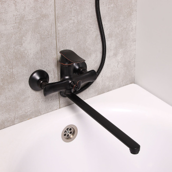 Смеситель для ванны "Potato" P22139HG длинный излив (черная бронза) *1/10 Смеситель для ванны "Potato" P22139HG длинный излив (черная бронза) *1/10