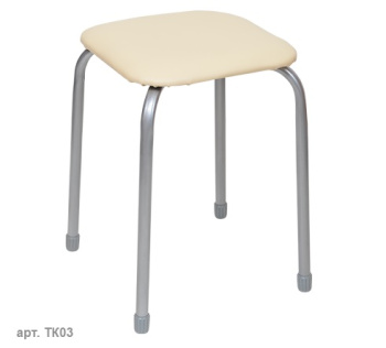 Табурет Nika Классика 3, 51х51х47.5 см, винилискожа, микс