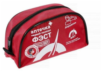 Автомобильная аптечка первой помощи "ФЭСТ" №1, мягкий футляр 1070 мини 4407939