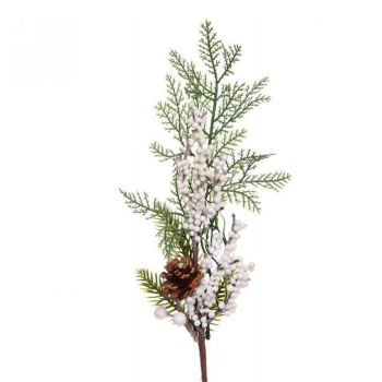 Ветка хвойная Лесная шишка 45 см