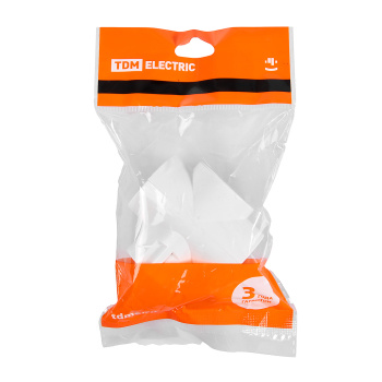 Разветвитель 3роз. б/з круглый 16А 250В "TDM" SQ1806-0041/0042 *1/20/240