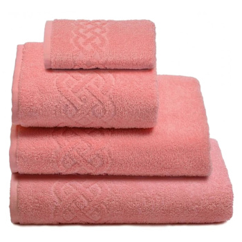 Полотенце махровое 30*70см Plait цв.458 (116) персиковый ПЛ-2701-01933 *10/60