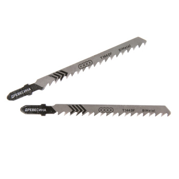 Пилки для лобзика по дереву 75мм/4 (2шт.) EDGE T144DF *10/50