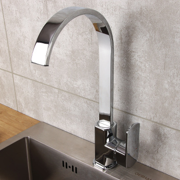 Смеситель для кухни Potato P4019N высокий излив *1/10 Смеситель для кухни Potato P4019N высокий излив *1/10