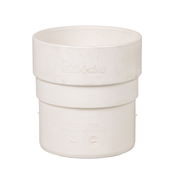 Муфта соединительная 80 мм Docke Standard, белый