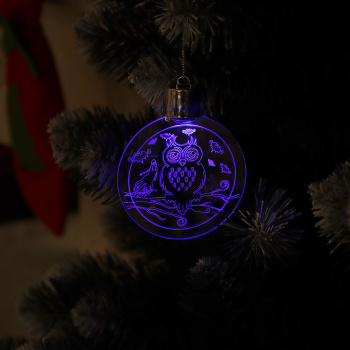 Светильник-ночник Старт НГ "Сова", 2 LED, 3D