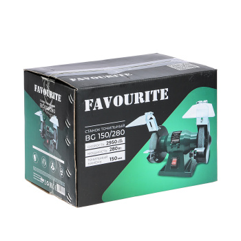 Точильно -шлиф.машина 150мм FAVOURITE BG 150/280 (280Вт,2950об/мин) *1