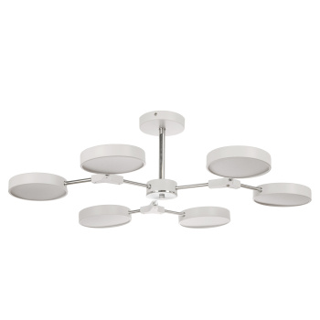 Люстра 13246-4.3-06 Белый+Хром LED 3000-4200-6000К  S=20м2  *1