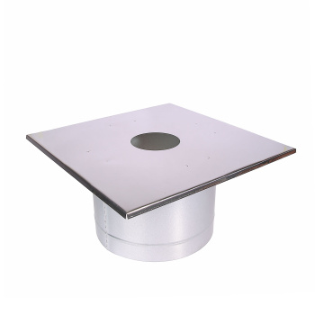 Потолочно-проходной узел ДППУ d115 Х холодный нерж.AISI430/оцин. круглый GS  *1/16