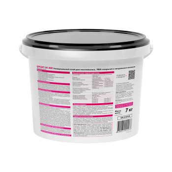 Клей универсальный Церезит UK 400, для текстиля и ПВХ, 7 кг